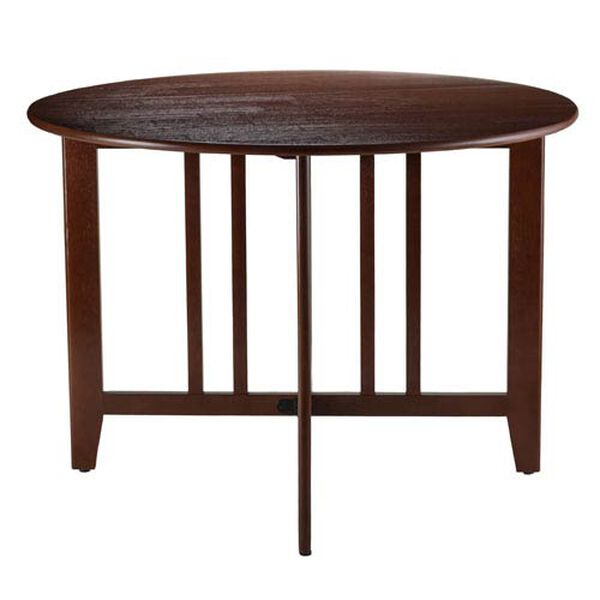 Alamo Double Drop Leaf Round 42-Inch Table Mission, image 5