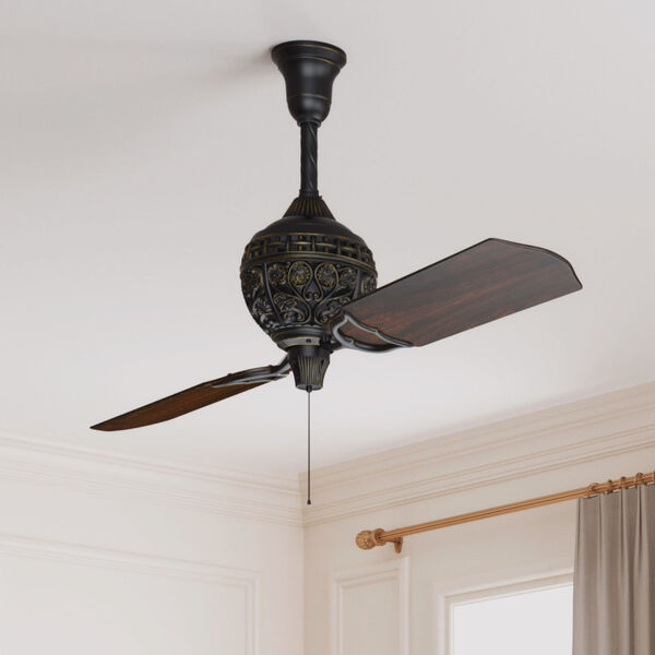 1886 Limited Edition Midas Black 60-Inch Ceiling Fan, image 6