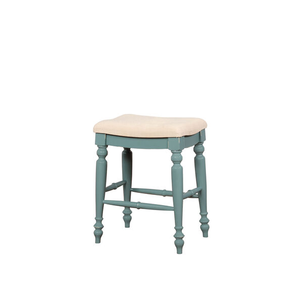 Lincoln Blue Backless Counter Stool, image 1