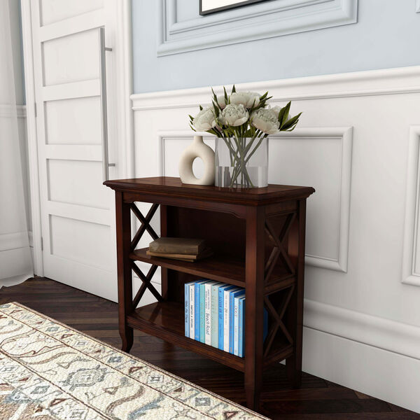 Cherry Distressed Low Bookcase, image 2