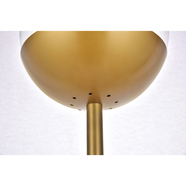 Eclipse Brass 62-Inch One-Light Floor Lamp, image 5