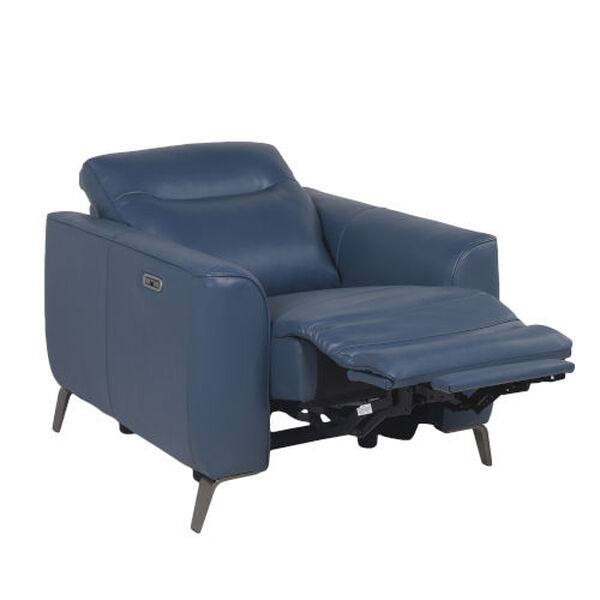 Sansa Ocean Blue Power Reclining Chair, image 3
