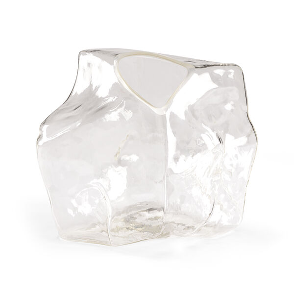 Clear Ashley Glass Accent Vase, image 1