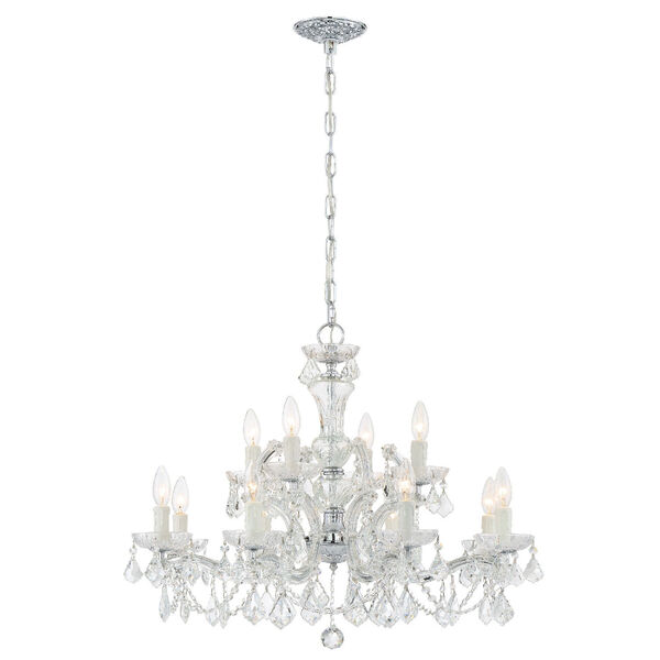 Maria Theresa Two-Tier Crystal Chandelier, image 2