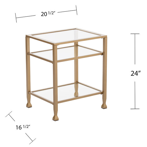 Jaymes Soft Gold End Table, image 6