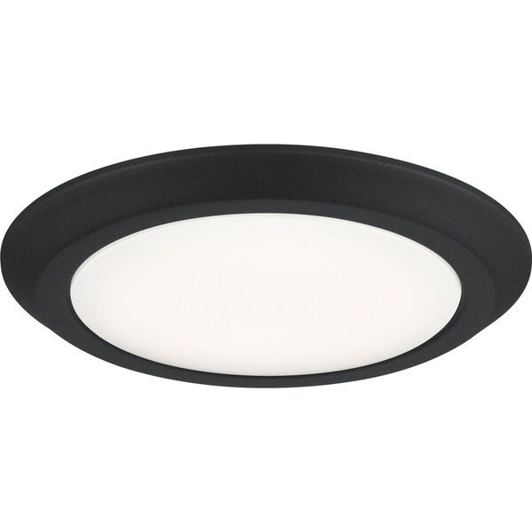 Verge Earth Black 12-Inch LED Flush Mount with White Acrylic Shade, image 3