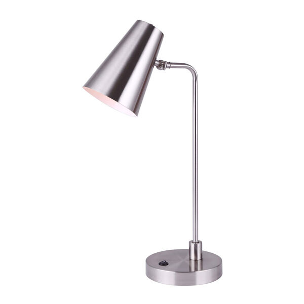 Orli Brushed Nickel One-Light Table Lamp, image 1