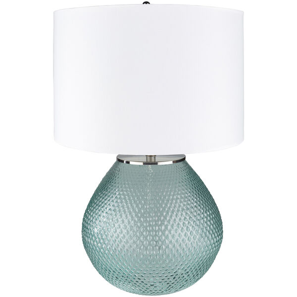 Arlo Sky Blue and White One-Light Table Lamp, image 1