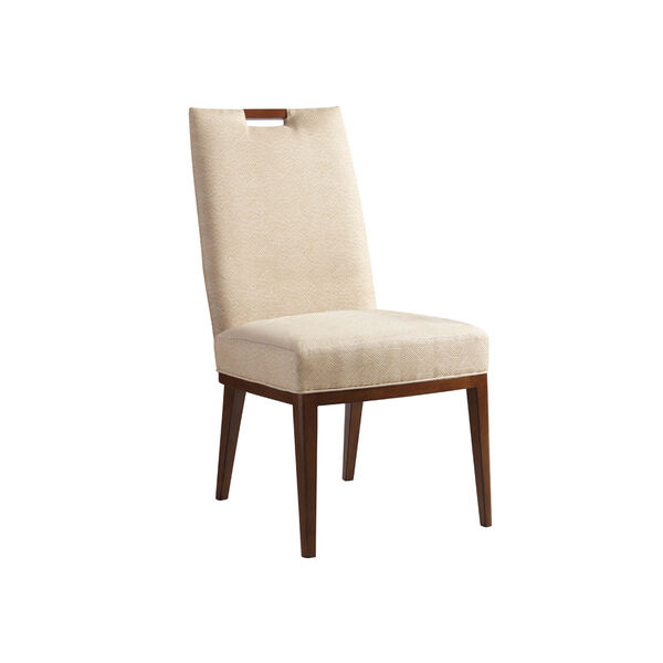 Island Fusion Brown and Beige Coles Bay Side Chair, image 1