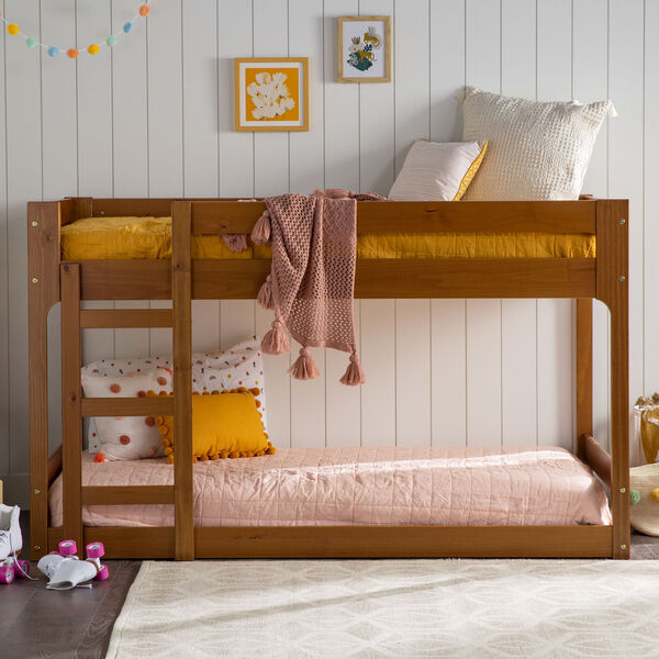 Winslow Caramel Twin Over Twin Mod Bunk Bed, image 2