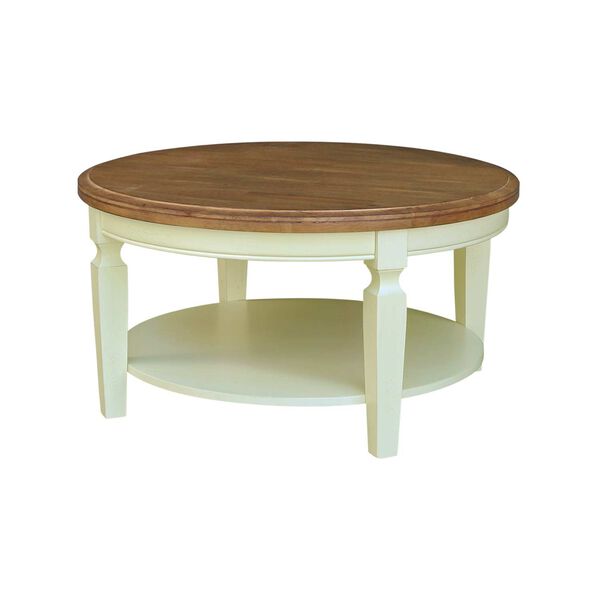 Vista Hickory Shell Round Coffee Table, image 1