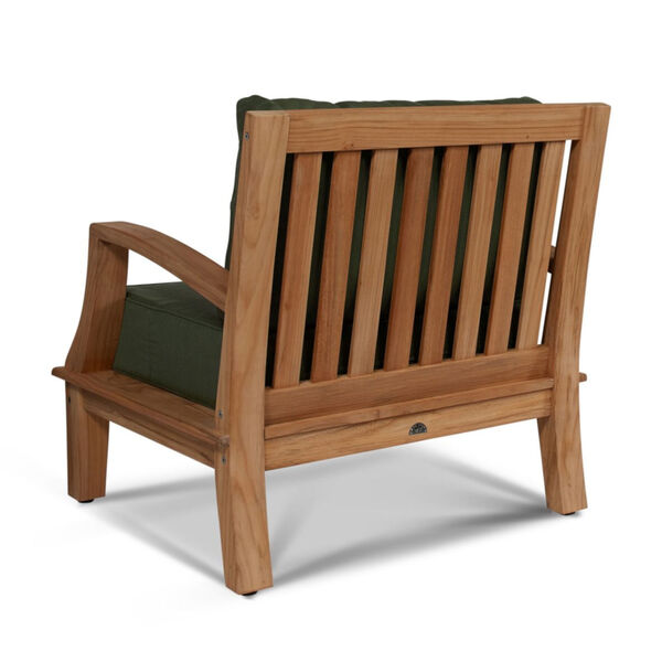 Grande Fern Green Outdoor Club Chair with Sunbrella Fern Cushion, image 2