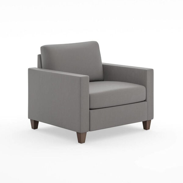 Dylan Gray Arm Chair and Ottoman Set, 2-Piece, image 3