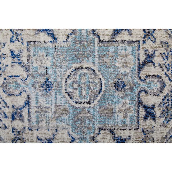 Bellini Taupe Gray Blue Rectangular 5 Ft. 3 In. x 7 Ft. 6 In. Area Rug, image 6