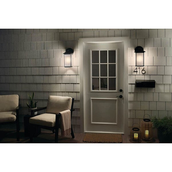 Lombard Black One-Light Outdoor Large Wall Sconce, image 3