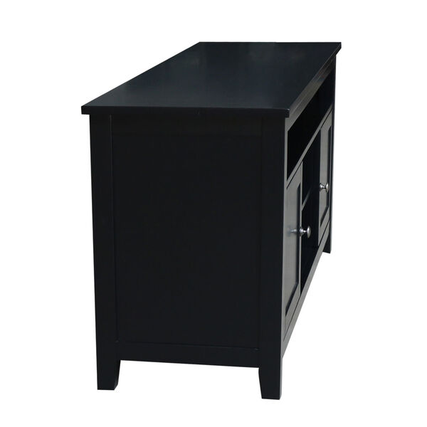 Black 57-Inch TV Stand with Two Door, image 5