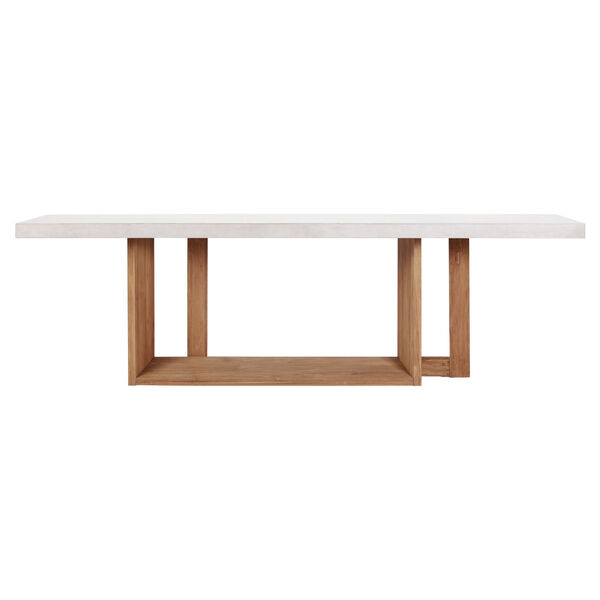 Perpetual Lucca Concrete Dining Table in Ivory White, image 2
