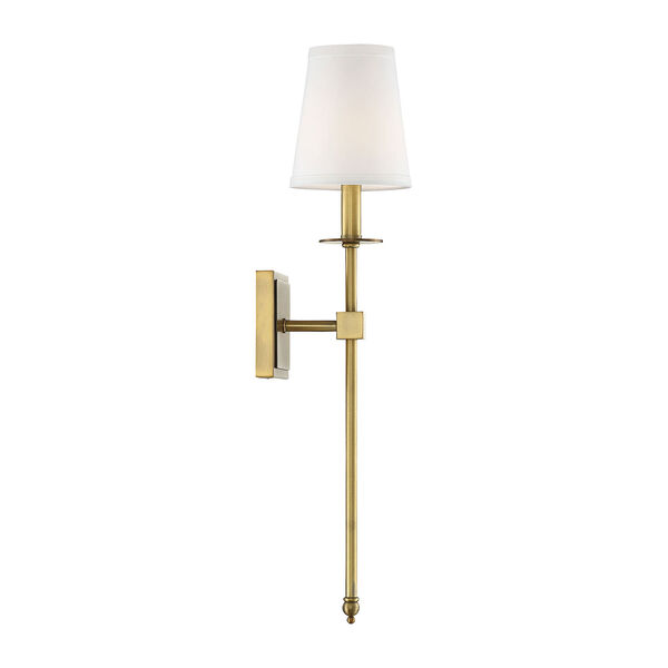 Monroe Warm Brass One-Light Sconce, image 4