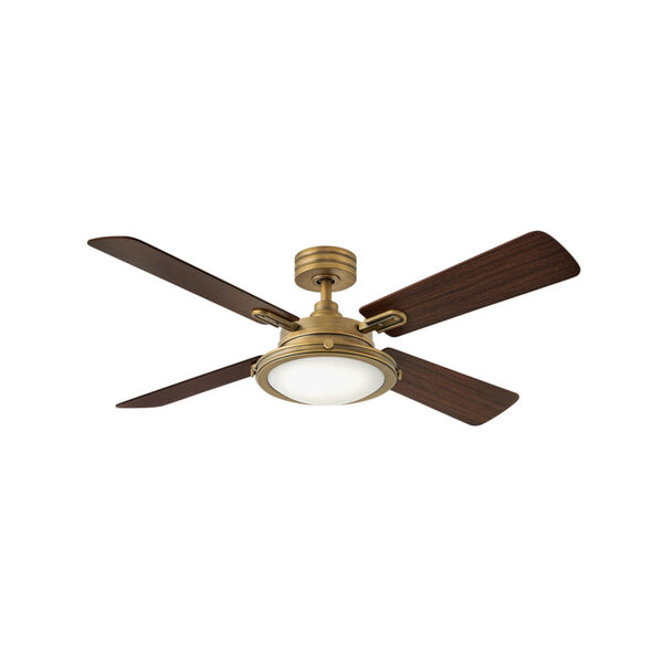Collier Heritage Brass 54-Inch Smart LED Ceiling Fan, image 1