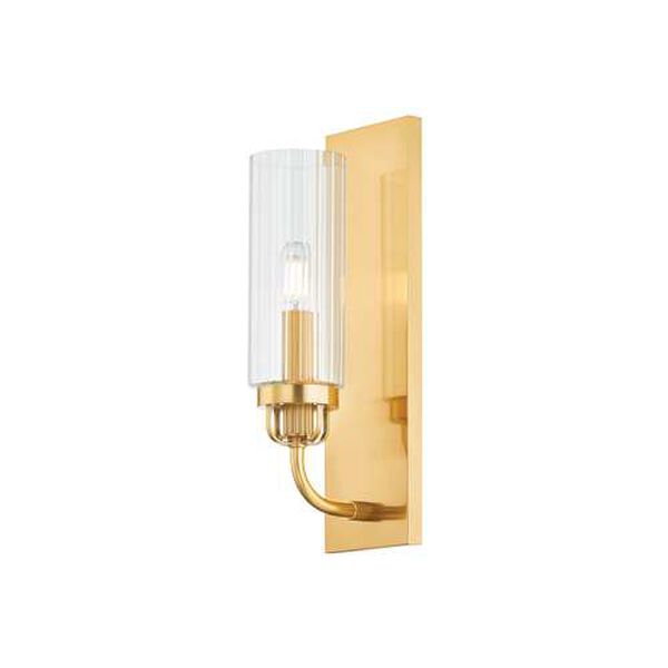 Halifax Aged Brass One-Light Wall Sconce, image 1