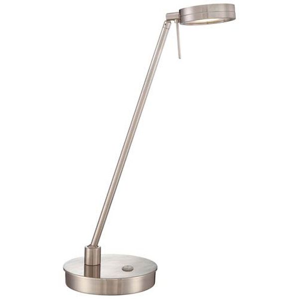 Apothecary Brushed Nickel LED Desk Lamp, image 1