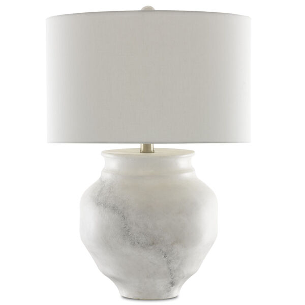 Kalossi Painted White and Gray One-Light Table Lamp, image 3