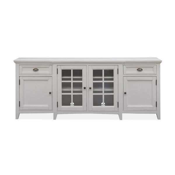 Heron Cove 80-Inch White Entertainment Console, image 6