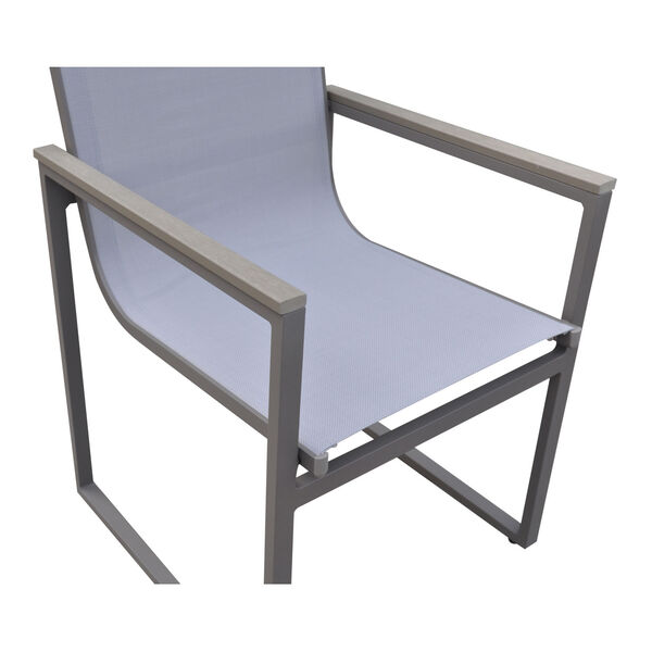 Bistro Gray Outdoor Patio Dining Chair, image 4