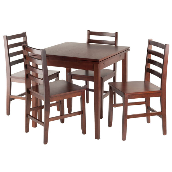 Pullman 5-Piece Set Extension Table with Ladder Back Chairs, image 3