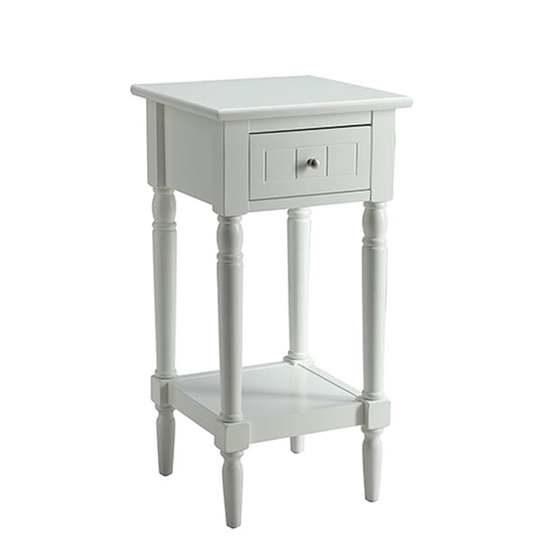 French Country White Khloe Accent Table, image 3