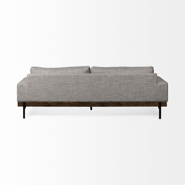 Colburne II Gray Upholstered Three Seater Sofa, image 5