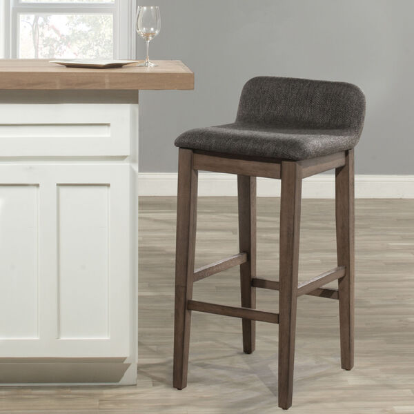 Renmark Brushed Gray 31-Inch Counter Height Stool, image 2