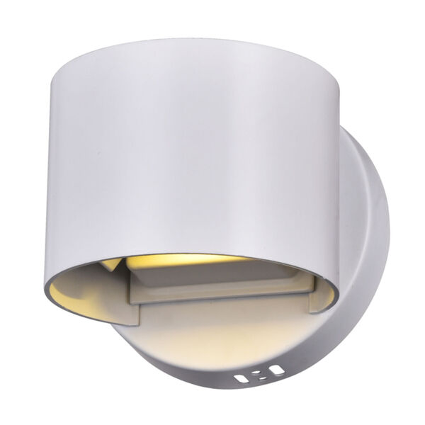 Lilliana White Integrated LED 5-Inch Wall Sconce, image 1