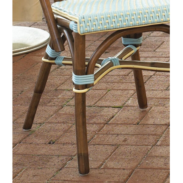 Paris Bistro Blue Outdoor Dining Chair, Set of 2, image 3