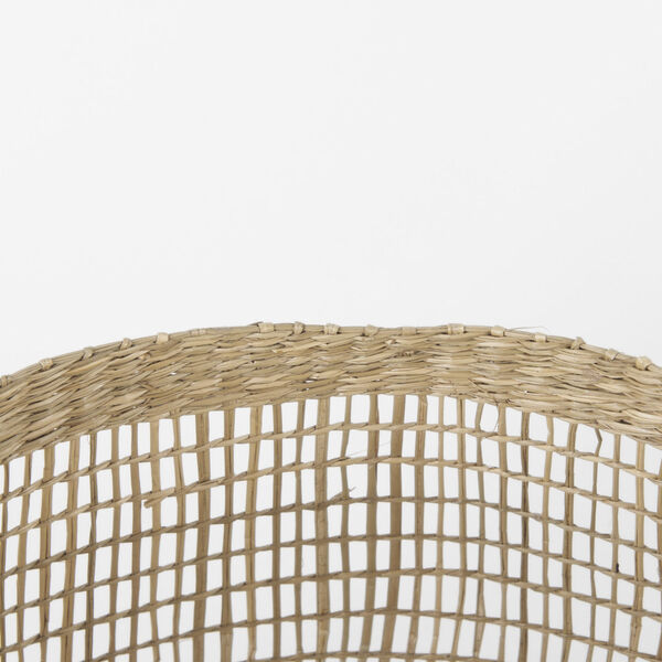 Nova Light Brown Round Basket with Long Handle, Set of 2, image 4