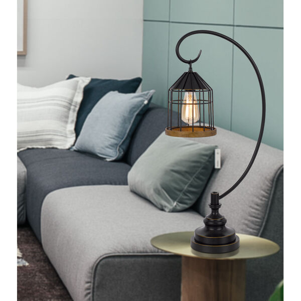 Valparaiso Dark Bronze One-Light Table Lamp, image 3
