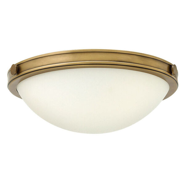 Maxwell Heritage Brass 14-Inch Two-Light Flush Mount, image 5