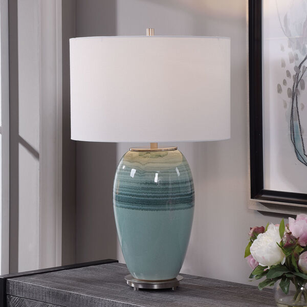 Caicos Teal One-Light Table Lamp, image 2
