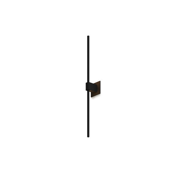 Z-Bar Matte Black Soft Warm LED Wall Sconce, image 1