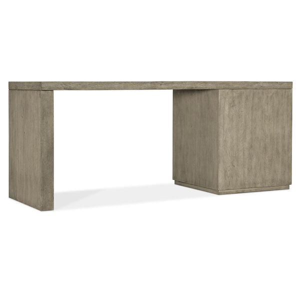Linville Falls Smoked Gray 72-Inch Desk with One File, image 2