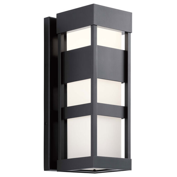 Ryler Black Seven-Inch LED Outdoor Wall Sconce, image 1