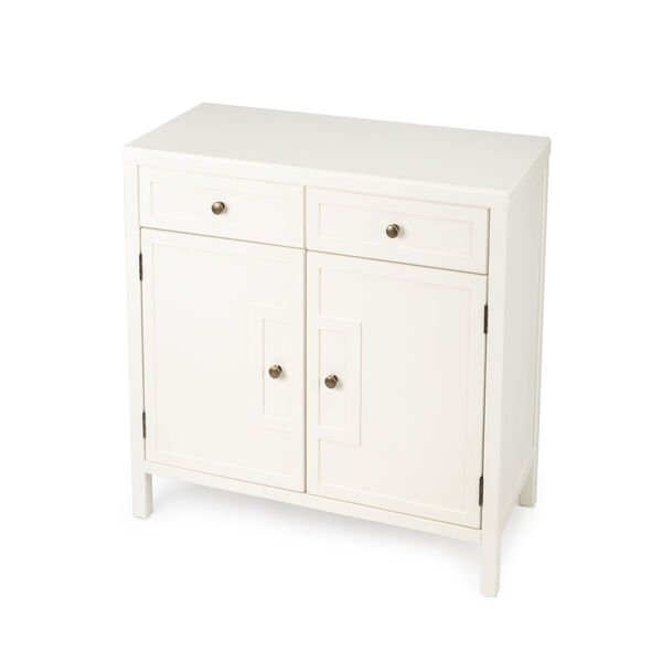 Imperial White Accent Cabinet, image 1