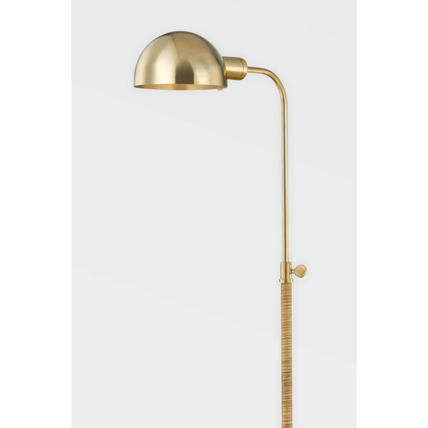 Devon Aged Brass One-Light Floor Lamp, image 3