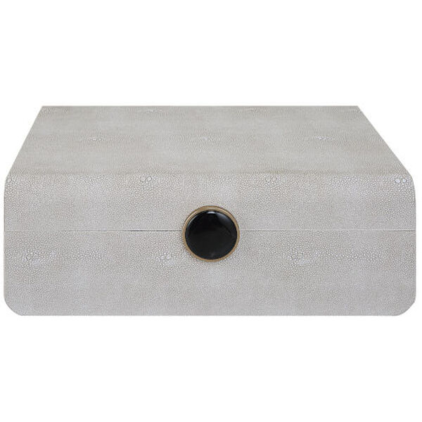 Lalique White Shagreen Box, image 2
