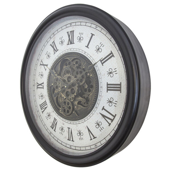 Classic Chic Wall Clock with Gears, image 2