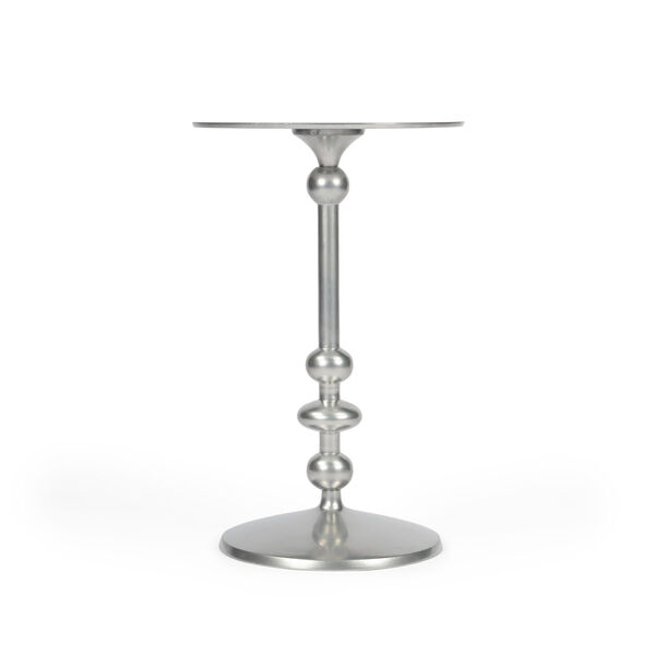Zora Silver Pedestal End Table, image 4