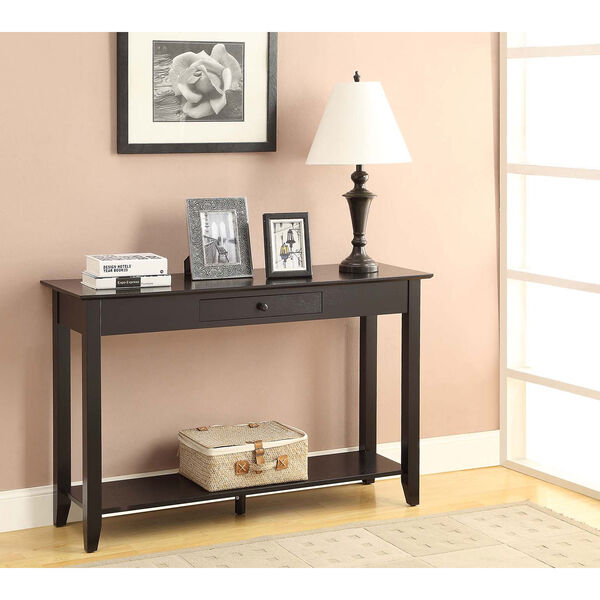 American Heritage Black Console Table, image 1