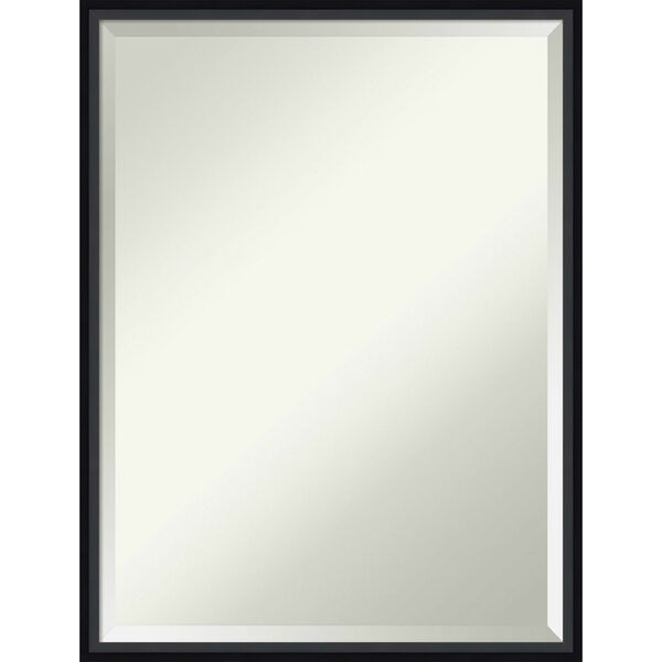 Lucie Black 19W X 25H-Inch Bathroom Vanity Wall Mirror, image 1