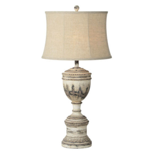 Hazel Weathered Brown One-Light Table Lamp Set of Two, image 1