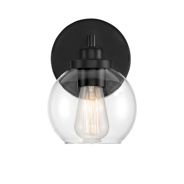 Carson Matte Black One-Light Wall Sconce, image 5